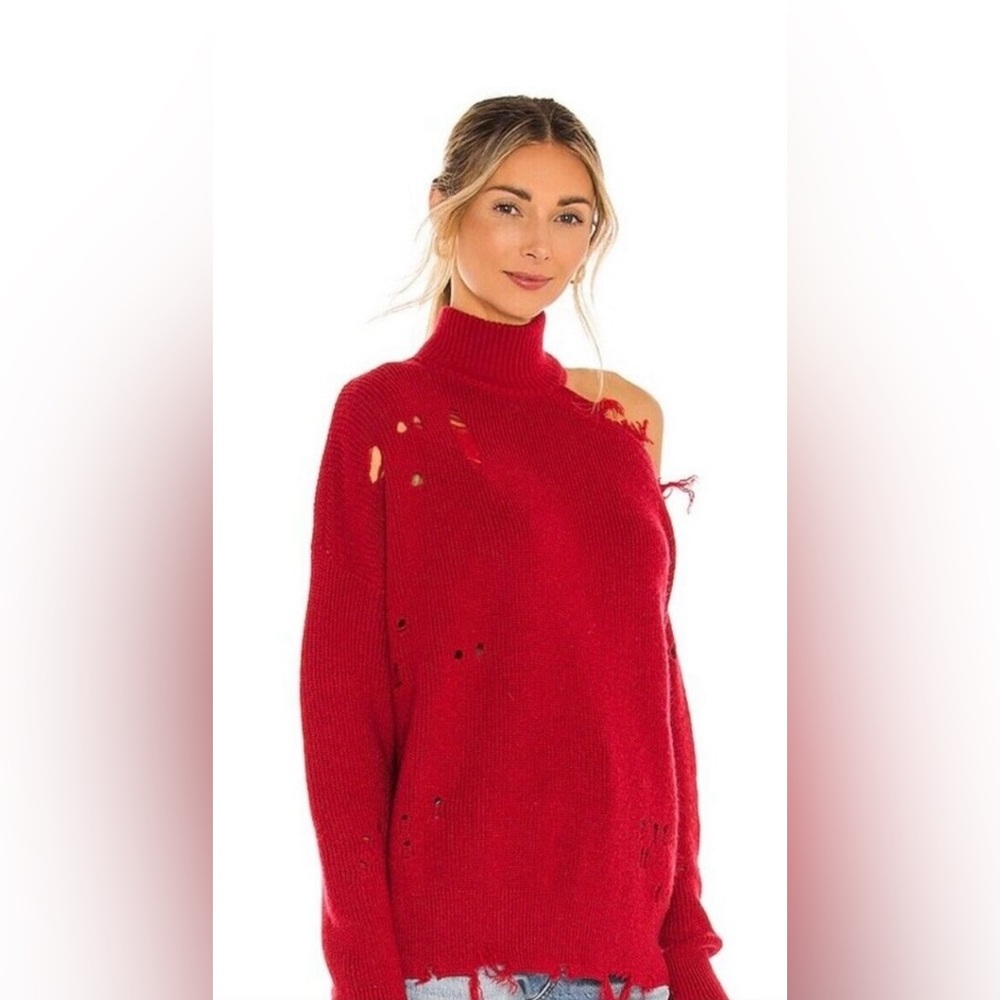 Lovers + Friends Arlington Sweater in Red